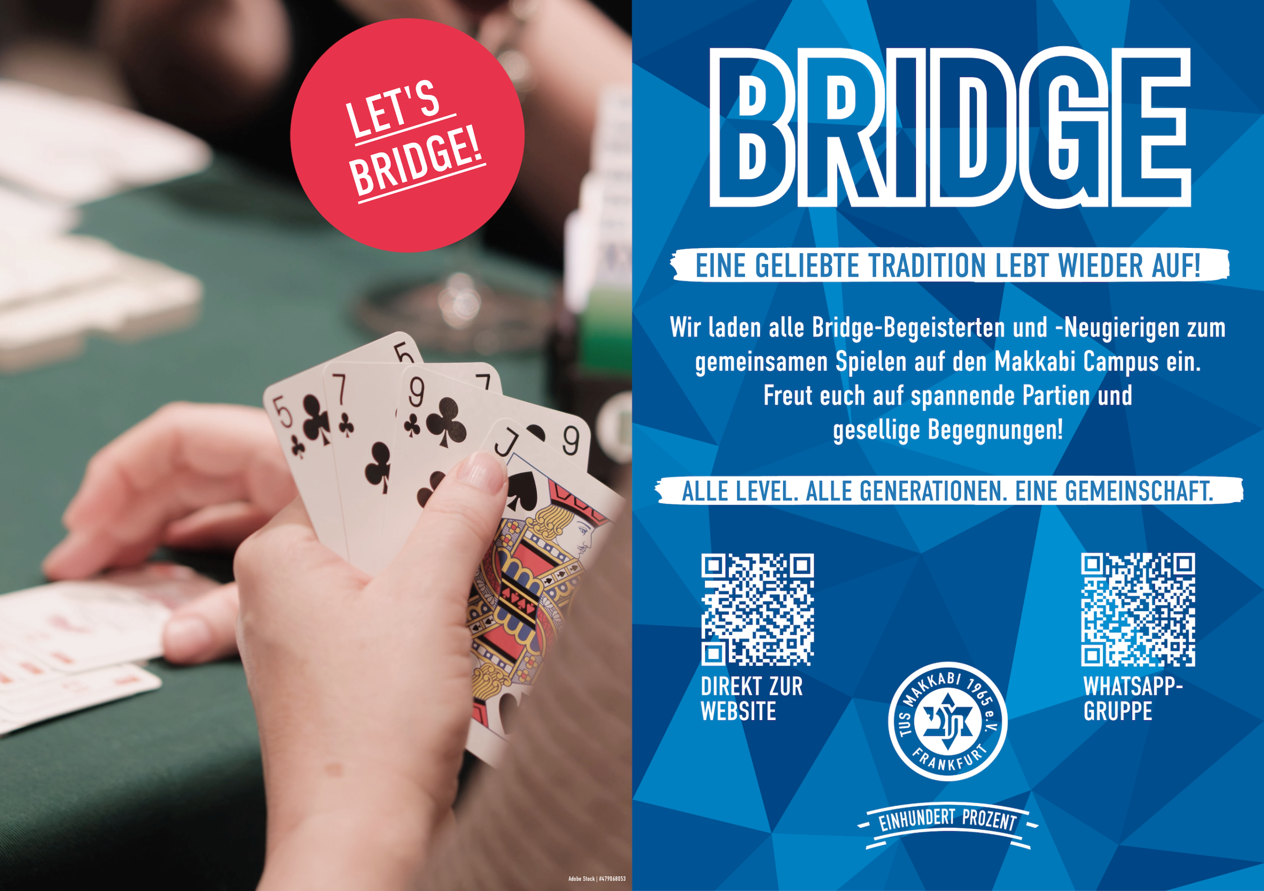 LET’S BRIDGE! Eine geliebte Tradition lebt wieder auf. | Jetzt informieren und der Community beitreten. 22. Oktober 2026 Bridge, News